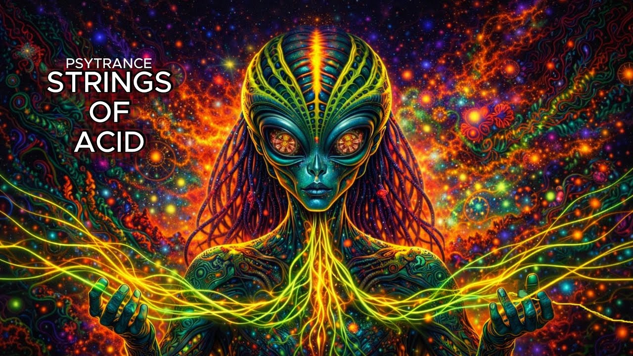 Strings of Acid | Psytrance -- Psy trance -- Psychedelic EDM 150 BPM | Psycogoa