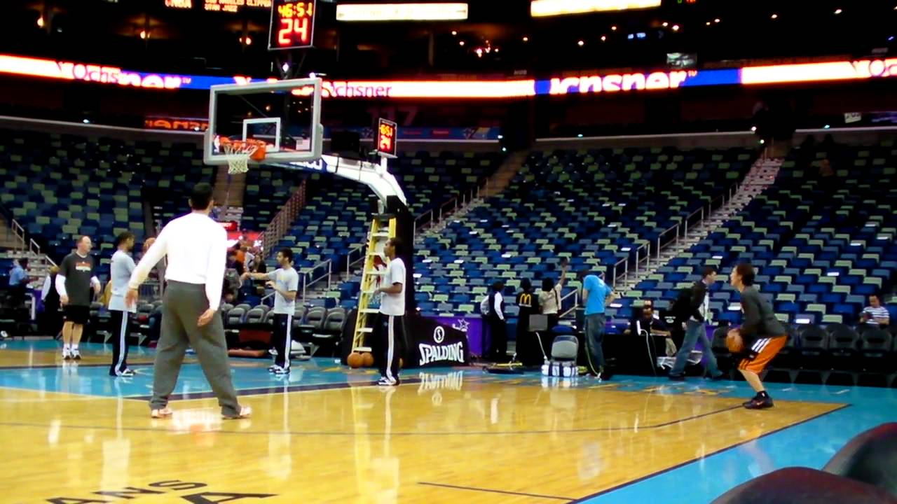 Steve Nash Pre-game Warmup Pt.2 2/1/12