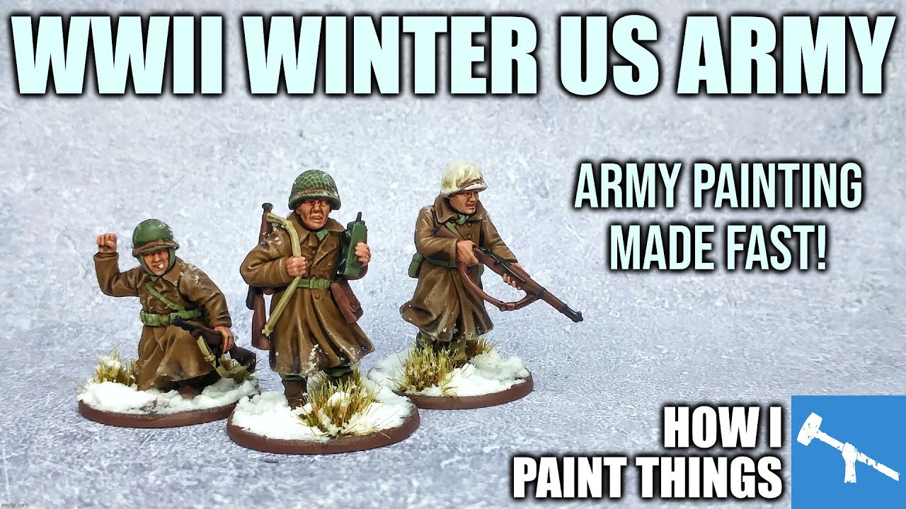 Review & Paint - New Winter US Army from Warlord Games [How I Paint Things]