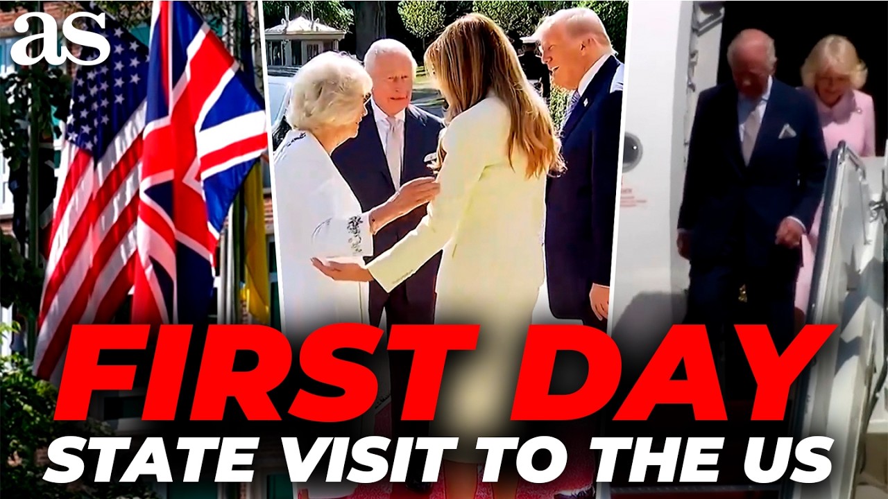 FULL FOOTAGE: King Charles and Queen Camilla's FIRST DAY | HISTORIC STATE VISIT to the US