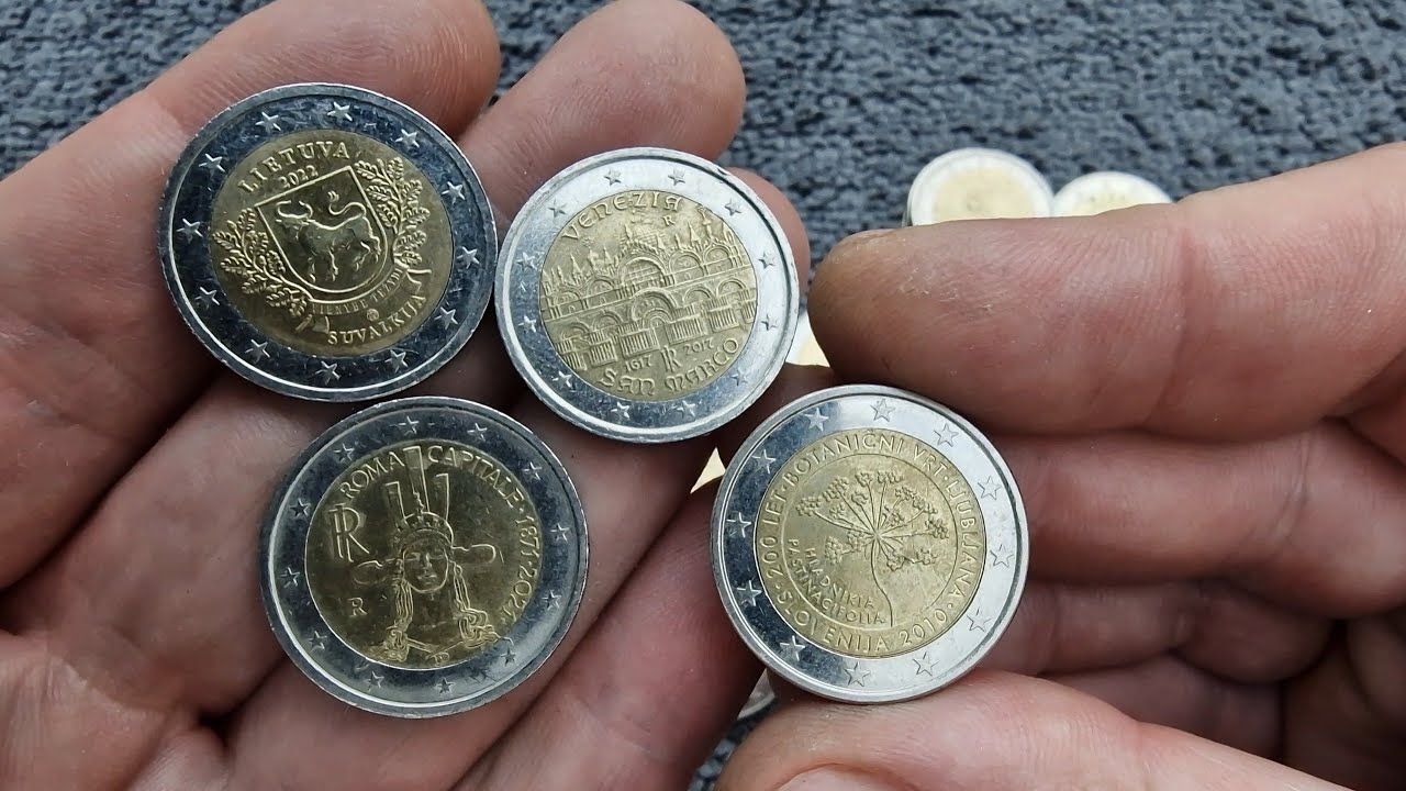 1000€ 2 euro's coin hunt 🇪🇺 Rare! collectable euro coins 🪙 💰 ✌️
