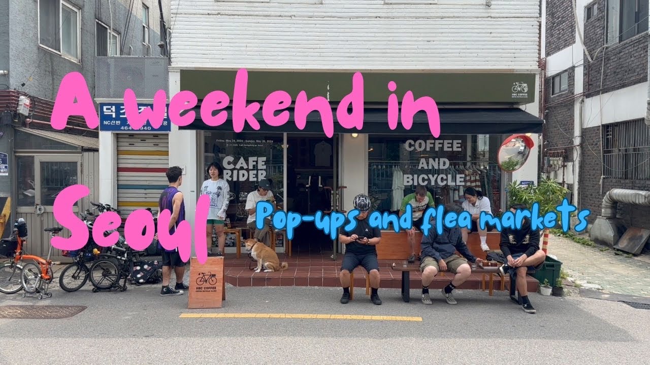Pop-ups and flea markets in Seoul