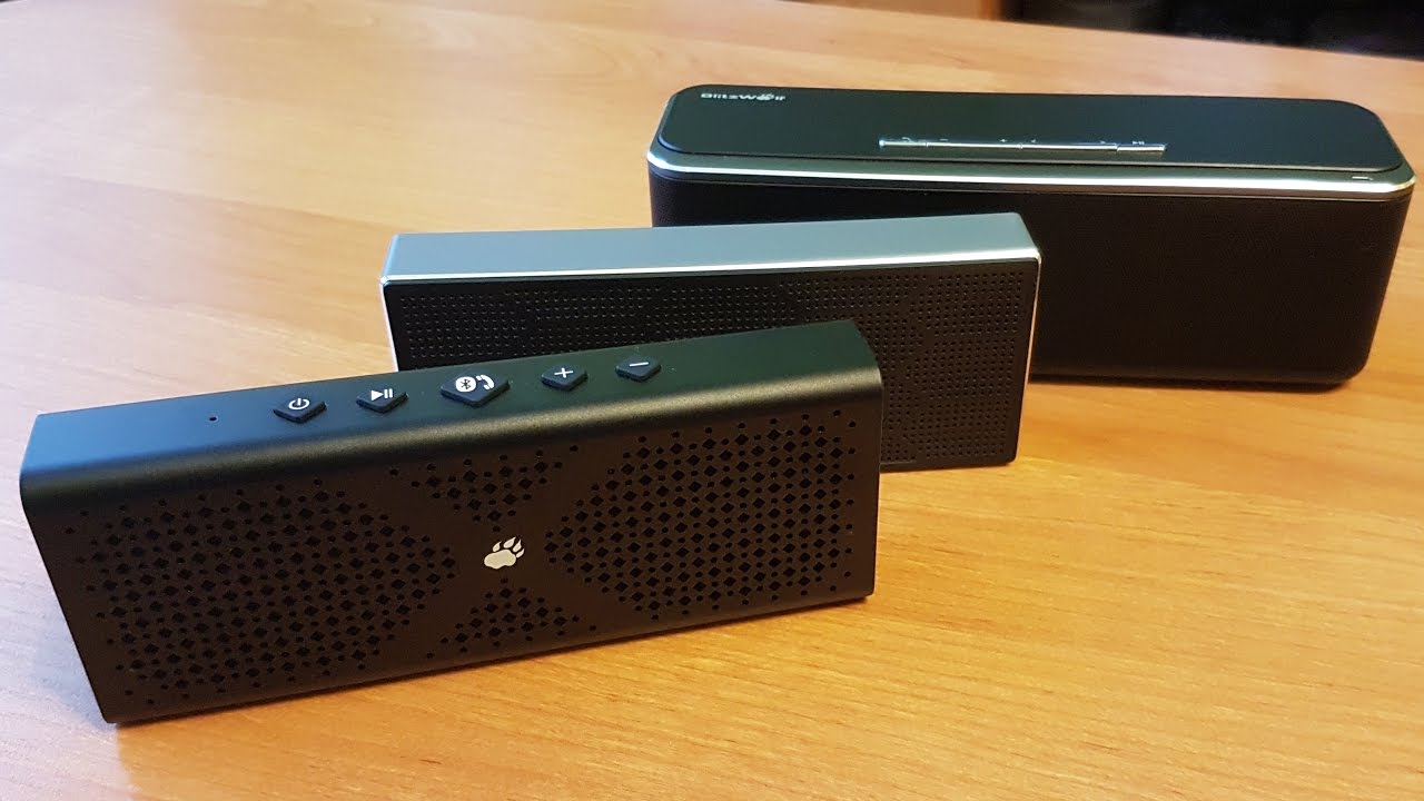 Blitzwolf F1 vs F4 vs Xiaomi Square Speaker