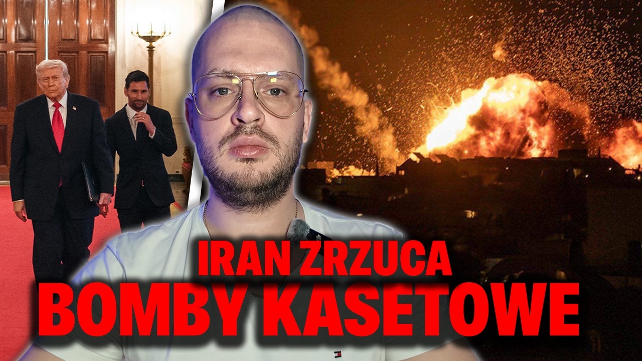 IRAN BOMBARDUJE ZAKAZANYMI BOMBAMI KASETOWYMI IZRAEL