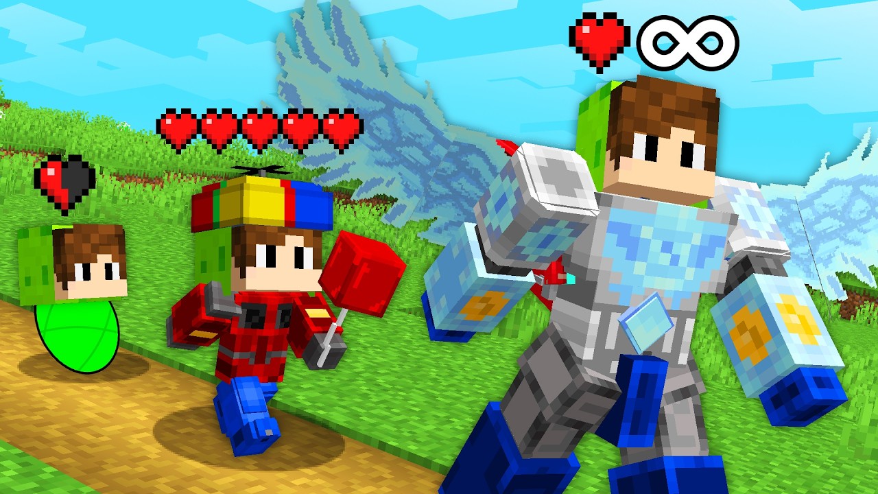 Я ЭВОЛЮЦИОНИРОВАЛ ИЗ МАЛЫША-ТРАНСФОРМЕРА В БЕССМЕРТНОГО В MINECRAFT!
