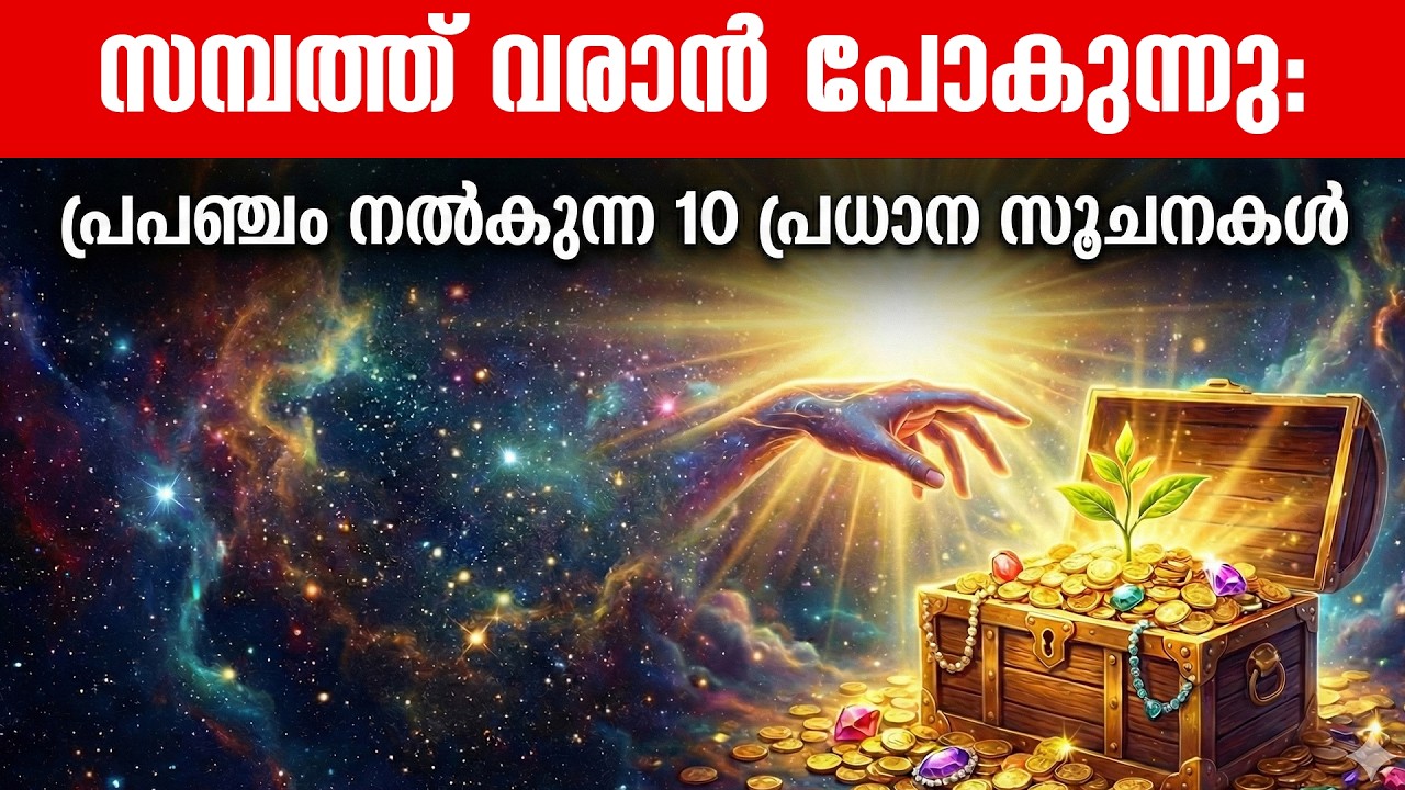 സമ്പത്ത് വരാൻ പോകുന്നു:  പ്രപഞ്ചം നൽകുന്ന 10 പ്രധാന സൂചനകൾ | Money Manifestation Malayalam