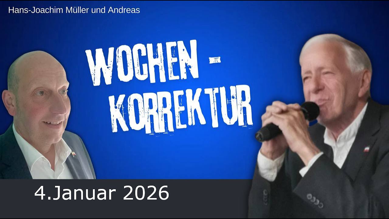 Wochenkorrektur vom 04.01.2026 mit HaJo und Andreas