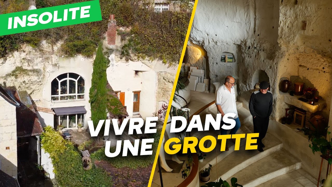 On visite une maison et un village troglodytique (Trôo)