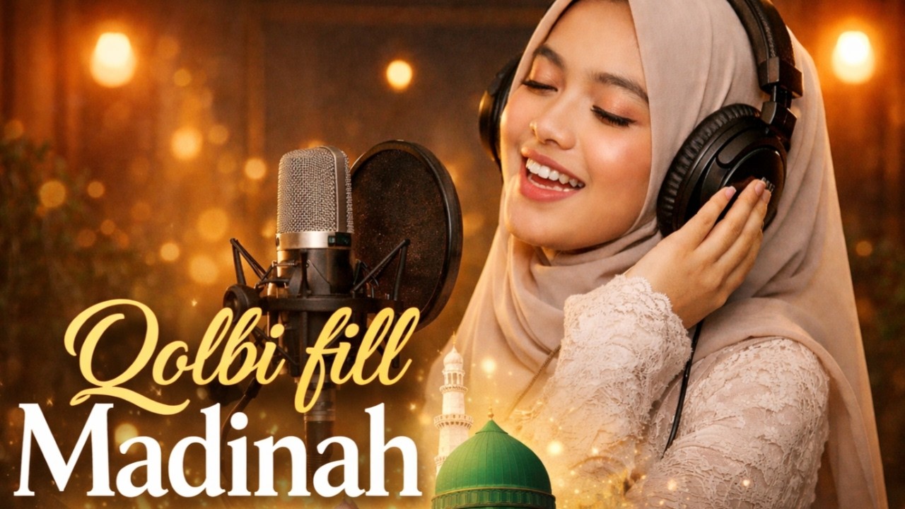 Qolbi Fil Madinah | Lagu Islami Arab Menyentuh Hati | Sholawat Penyejuk Jiwa