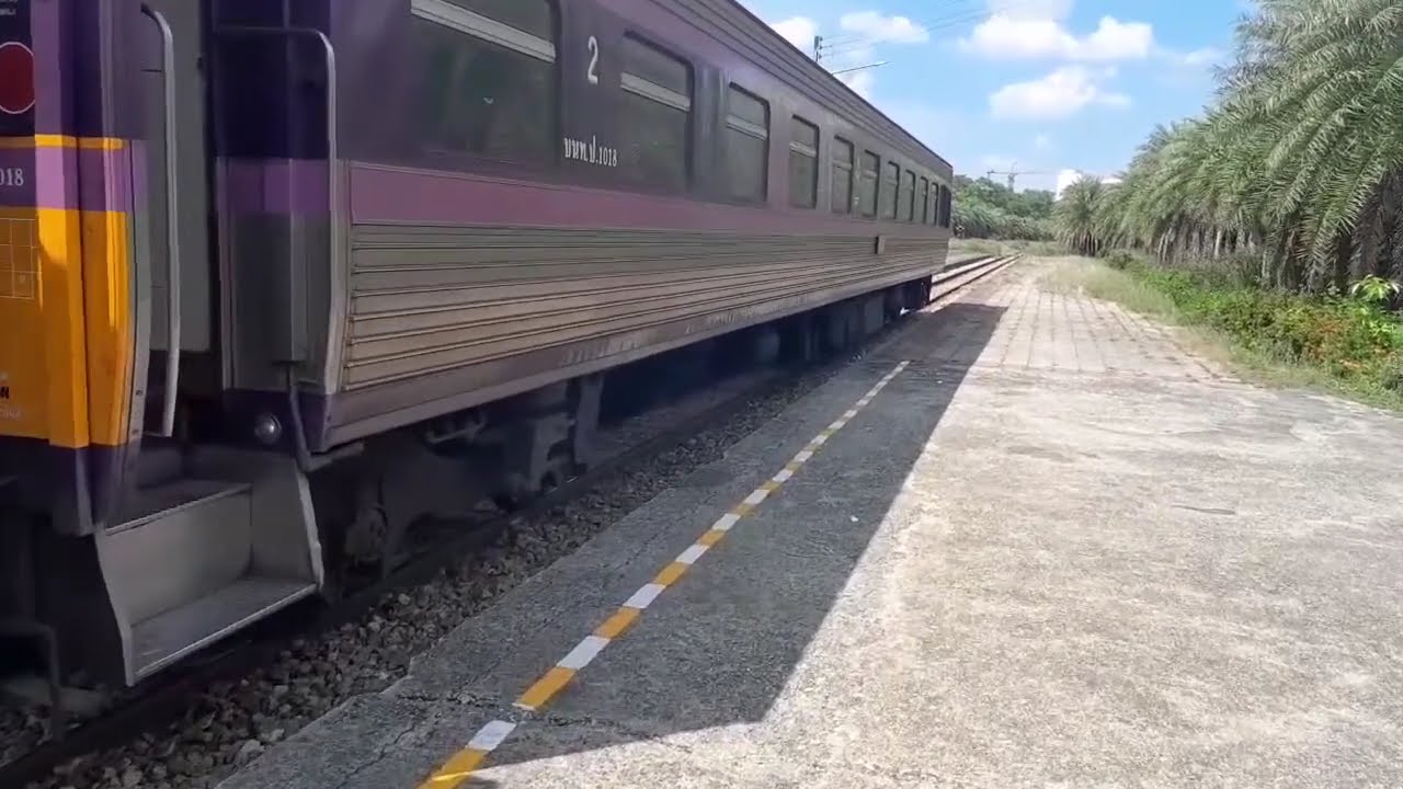 Part 2 Malaysia to Thailand Train Journey : From Sungai Kolok to Chumphon in Southern Thailand 🇹🇭