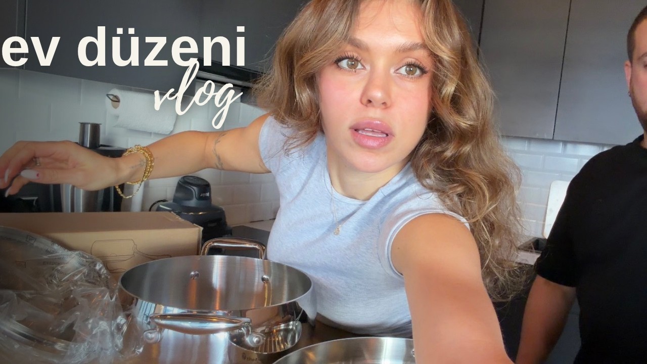 Alper'in &Ccedil;eyizini Yerleştiriyoruz! Mutfak, Salon ve &Ccedil;alışma Odası D&uuml;zeni Vlog