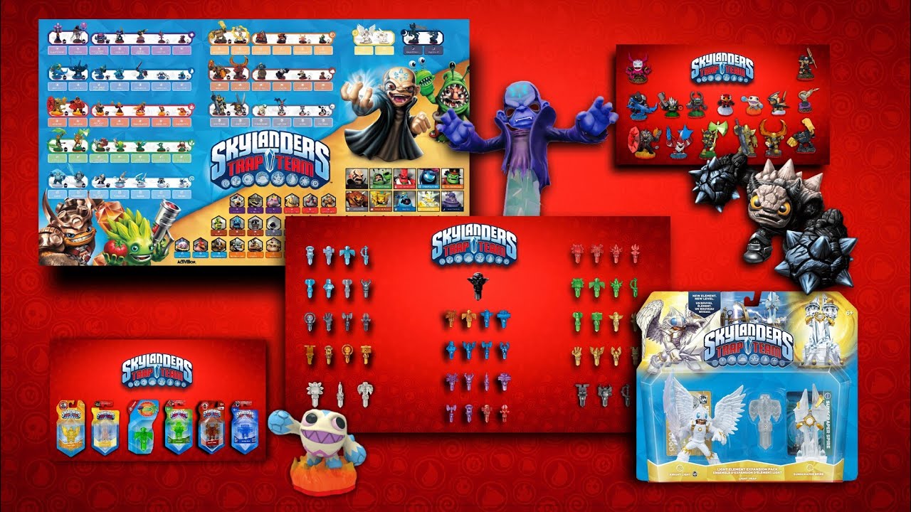 SKYLANDERS TRAP TEAM // TODAS LAS FIGURAS DISPONIBLES.