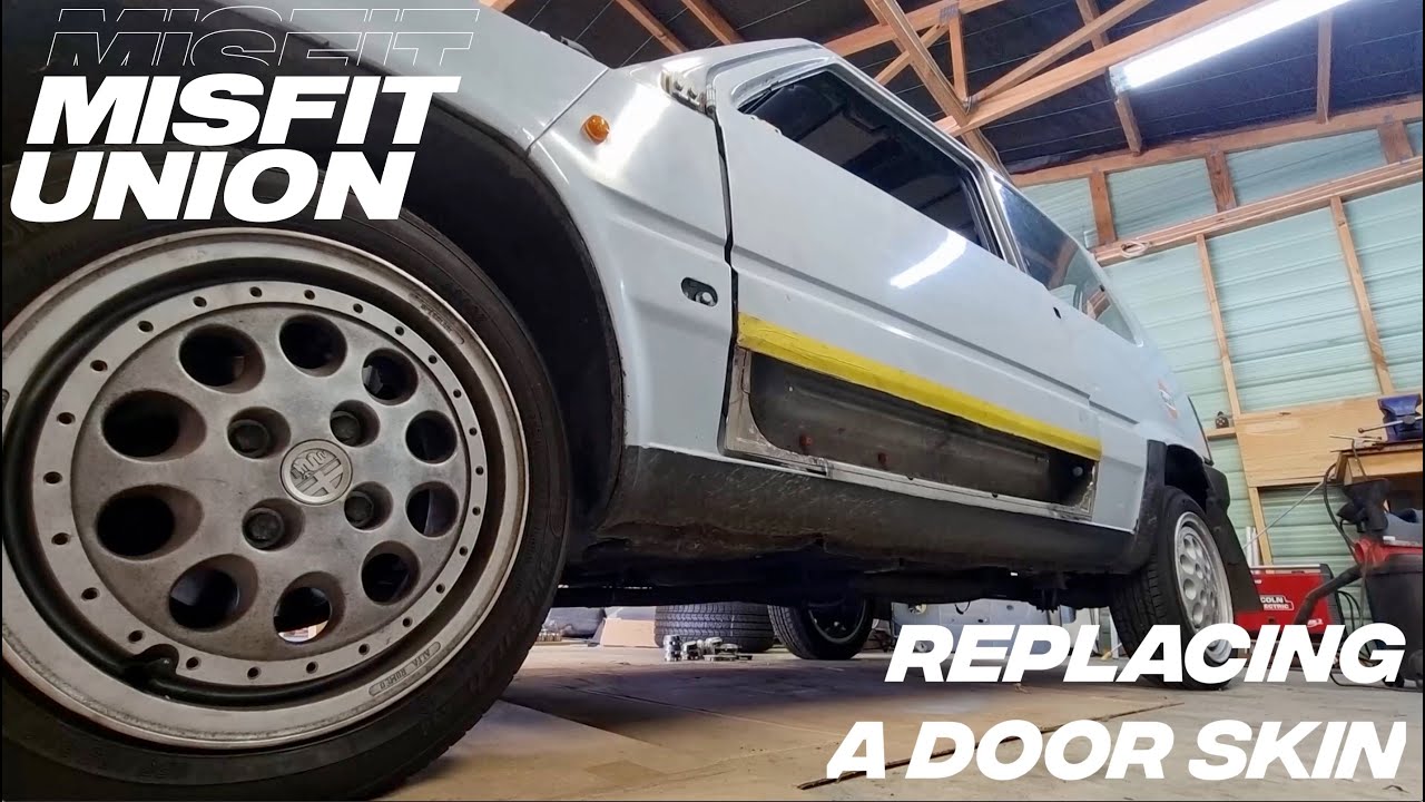 Fiat Panda classic lower door skin DIY