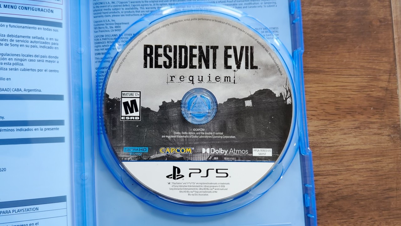 Exploring Resident Evil: Requiem Physical Disc on a Jailbroken PS5