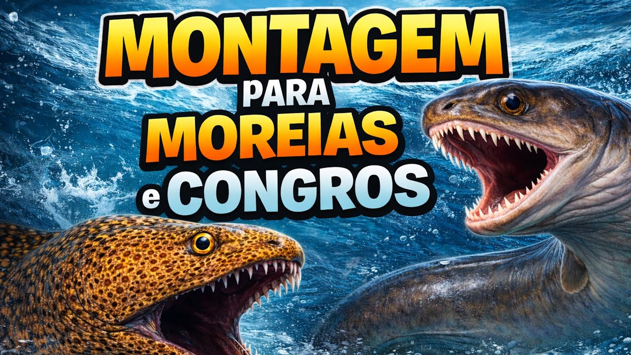 Montagem Simples Mas Muito Eficaz para Moreias e Congros
