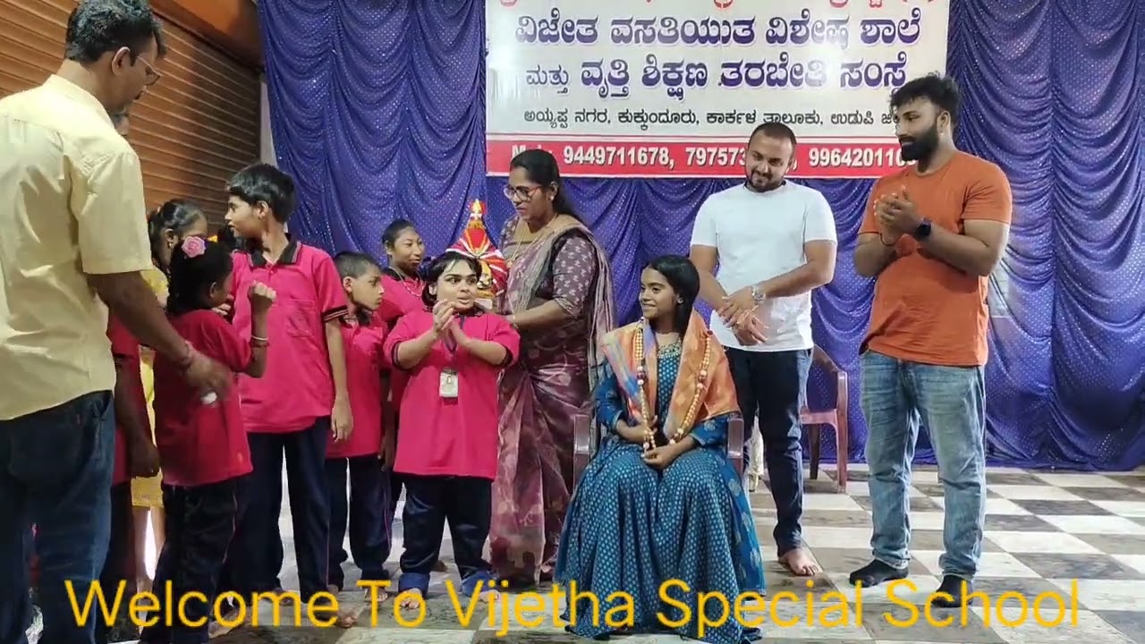 Tulu Talks Famous YouTuber Ms.Rakshitha Visited Vijetha Special School.