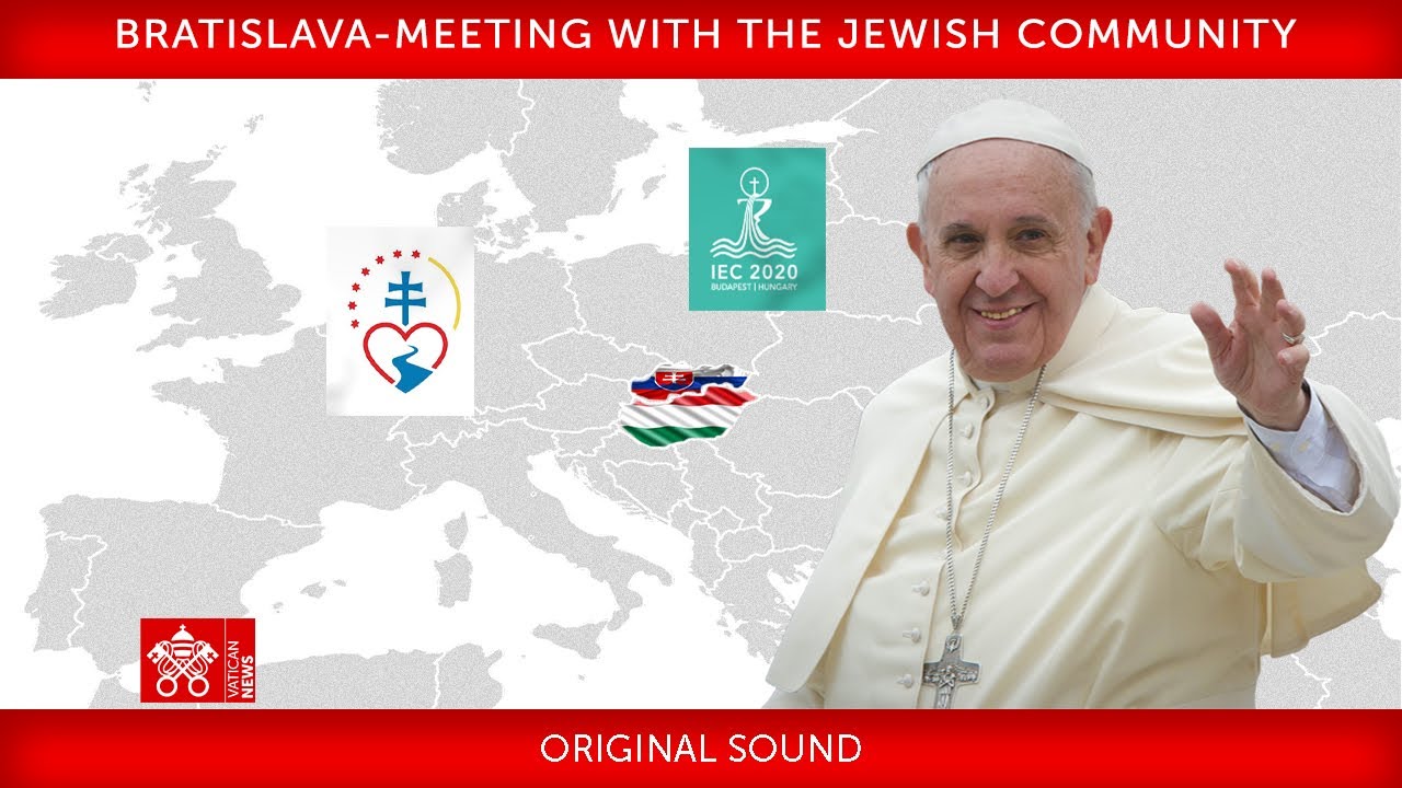 13 September 2021 Bratislava, Meeting with the Jewish Community, Pope Francis