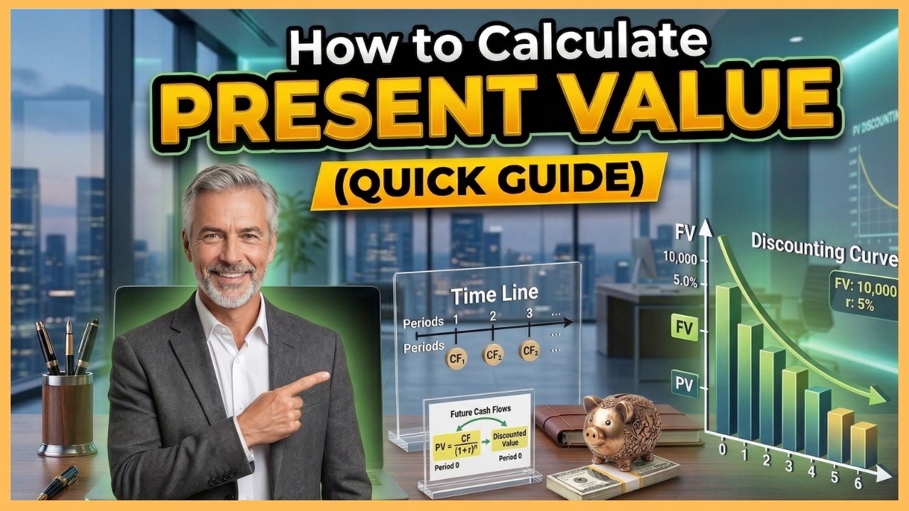 How to Calculate PRESENT VALUE (Quick Guide) 💡 | Finance 101