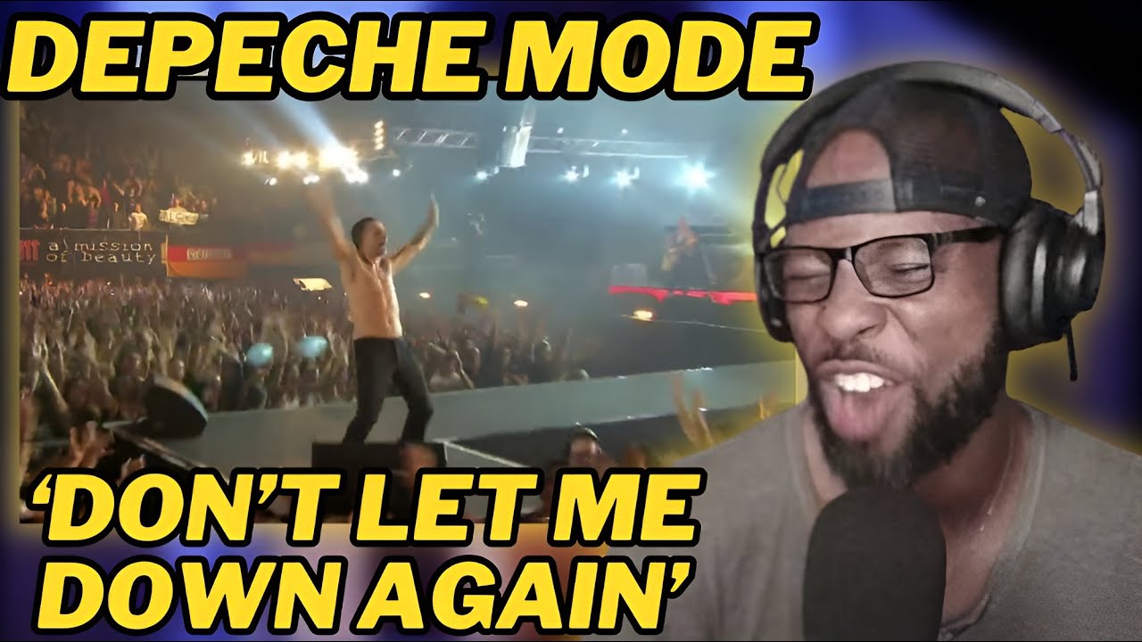 DEPECHE MODE - NEVER LET ME DOWN AGAIN (TOUR OF THE UNIVERSE LIVE IN BARCELONA 2009) | REACTION