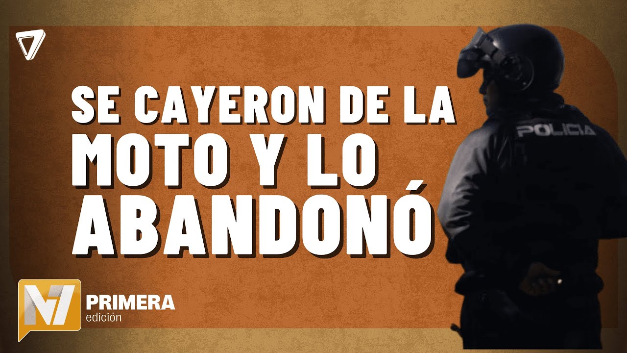 URGENTE: un motociclista ABANDONÓ a su ACOMPAÑANTE tras caer de la MOTO en Ciudad