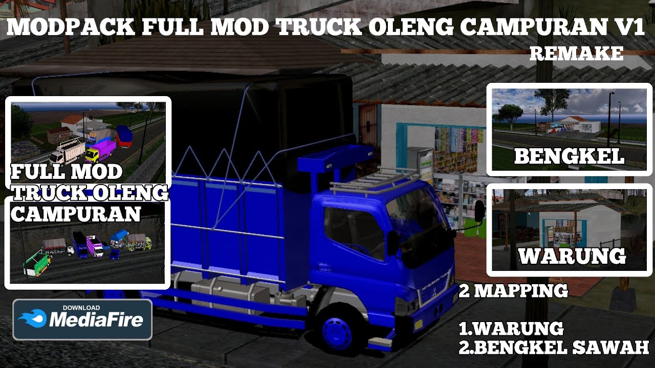 MODPACK FULL MOD TRUCK OLENG CAMPURAN V1 REMAKE 