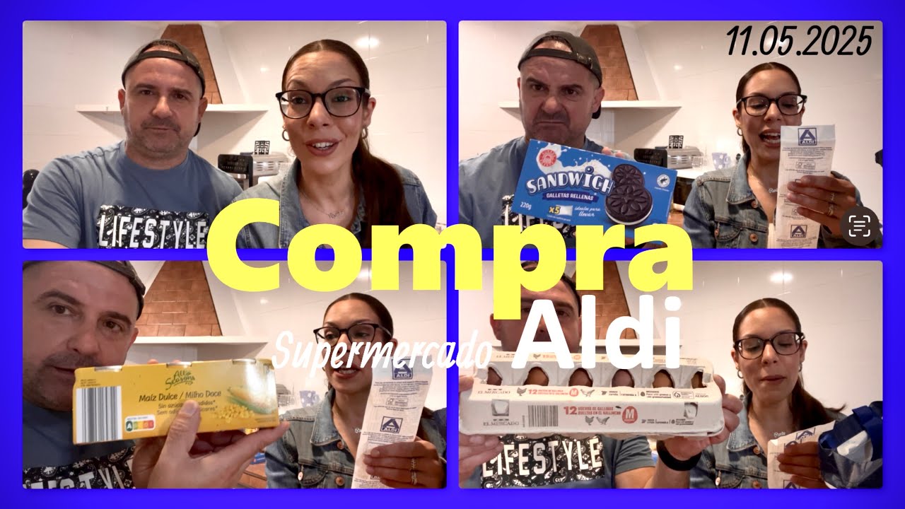 Compra supermercado Aldi 🛒 + Cesta de la compra 💶 + La primera vez ..
