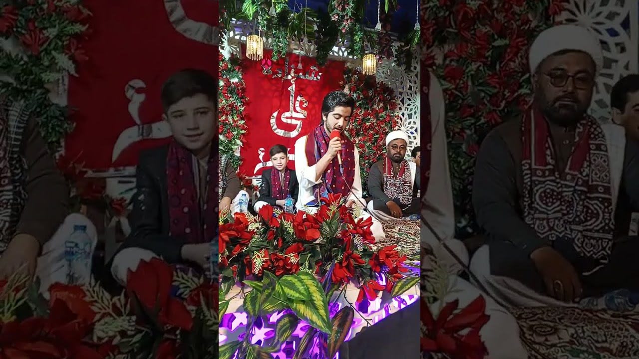 11 شعبان المعظم،جشنِ شہزادہ علی اکبر ع۔مرکزی امام بارگا،کاشانئہِ زینبیہ بدین  Hasan JALALI.manqbat 