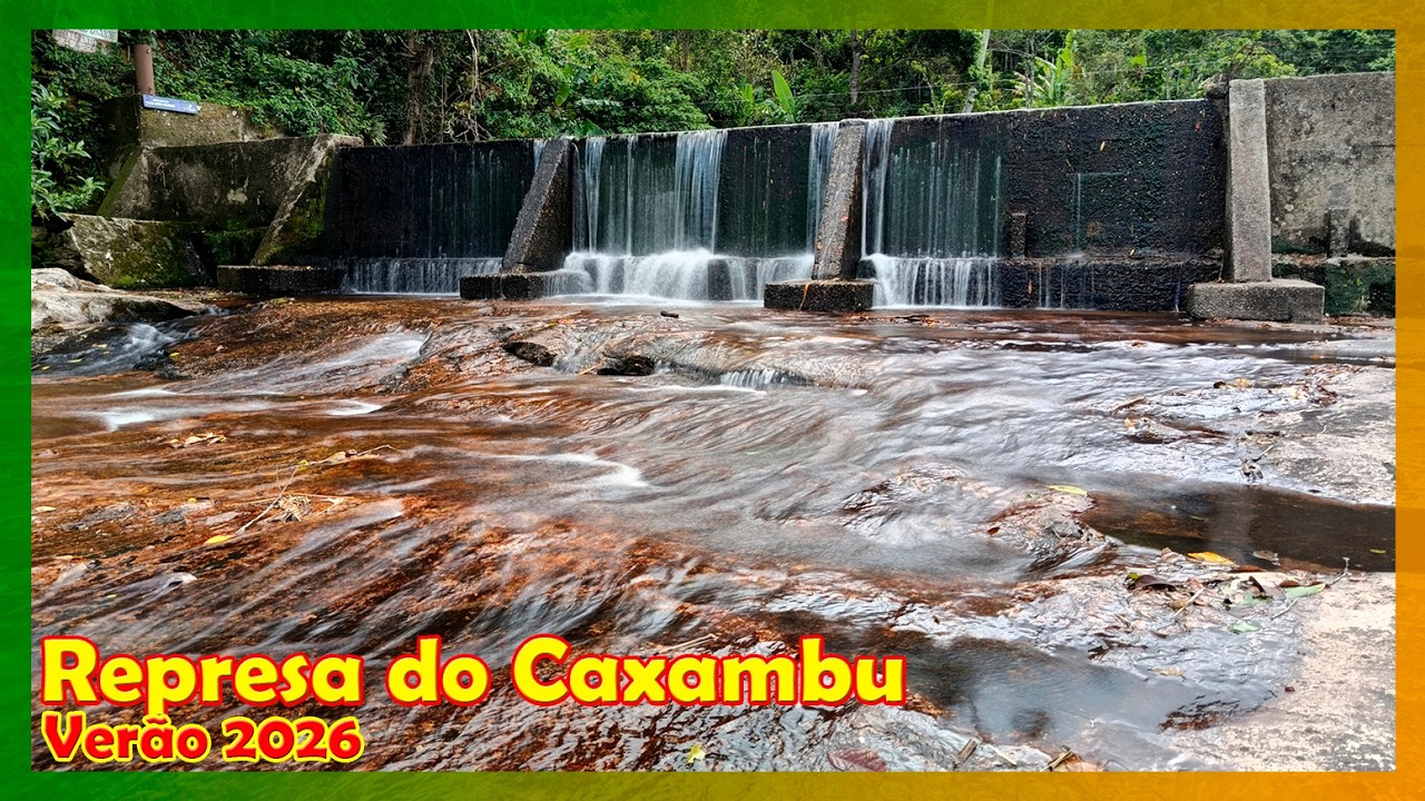 Cachoeira da represa do Caxambu, lugar top demais | Petrópolis RJ | Verão 2026 | Trilhas e Mochila