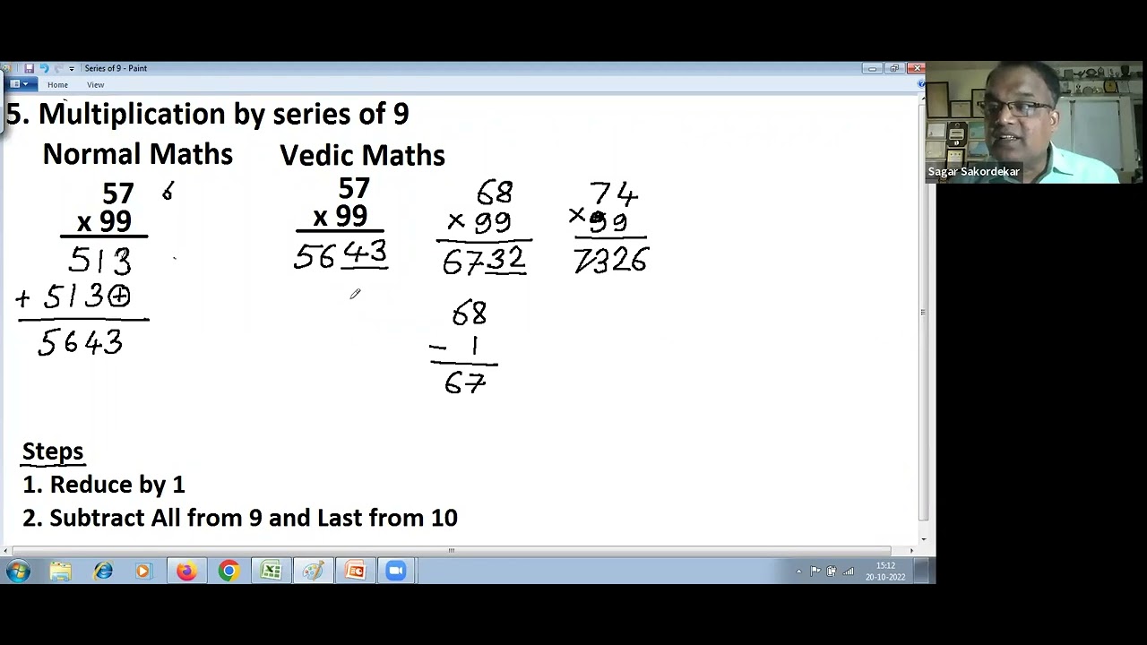 Vedic Maths - Part 1 (Session 2)
