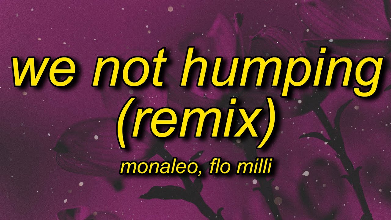 Monaleo & Flo Milli - We Not Humping (Remix) Lyrics | ooh he coming off way too pushy
