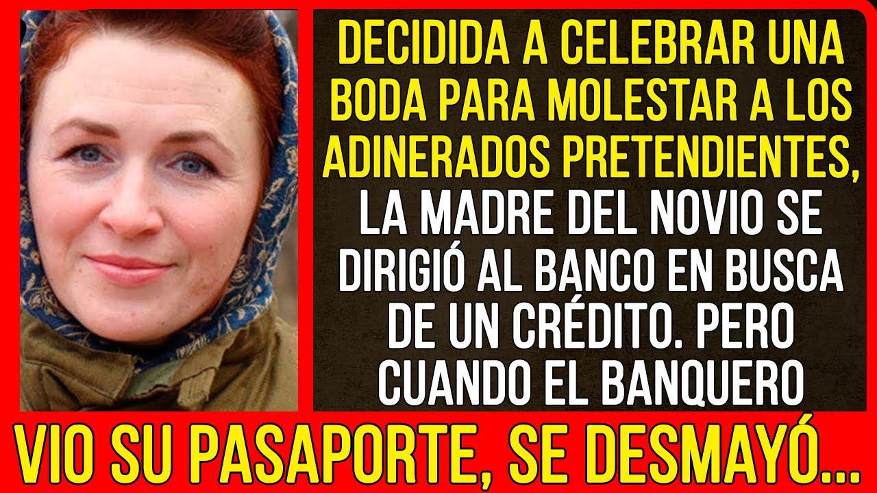 Pero cuando el banquero vio su pasaporte...