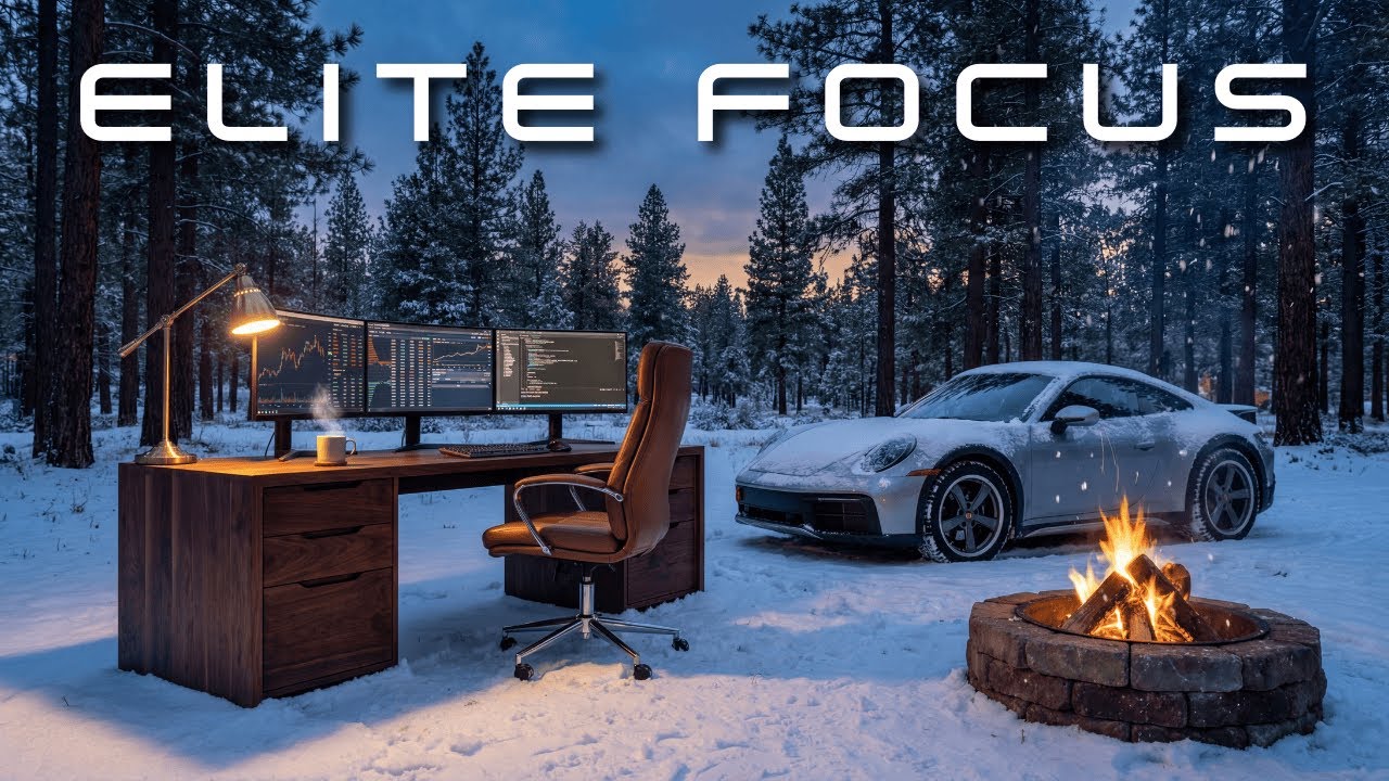 Luxury Winter Focus - Deep Work Music for Traders, Coders & Night Work