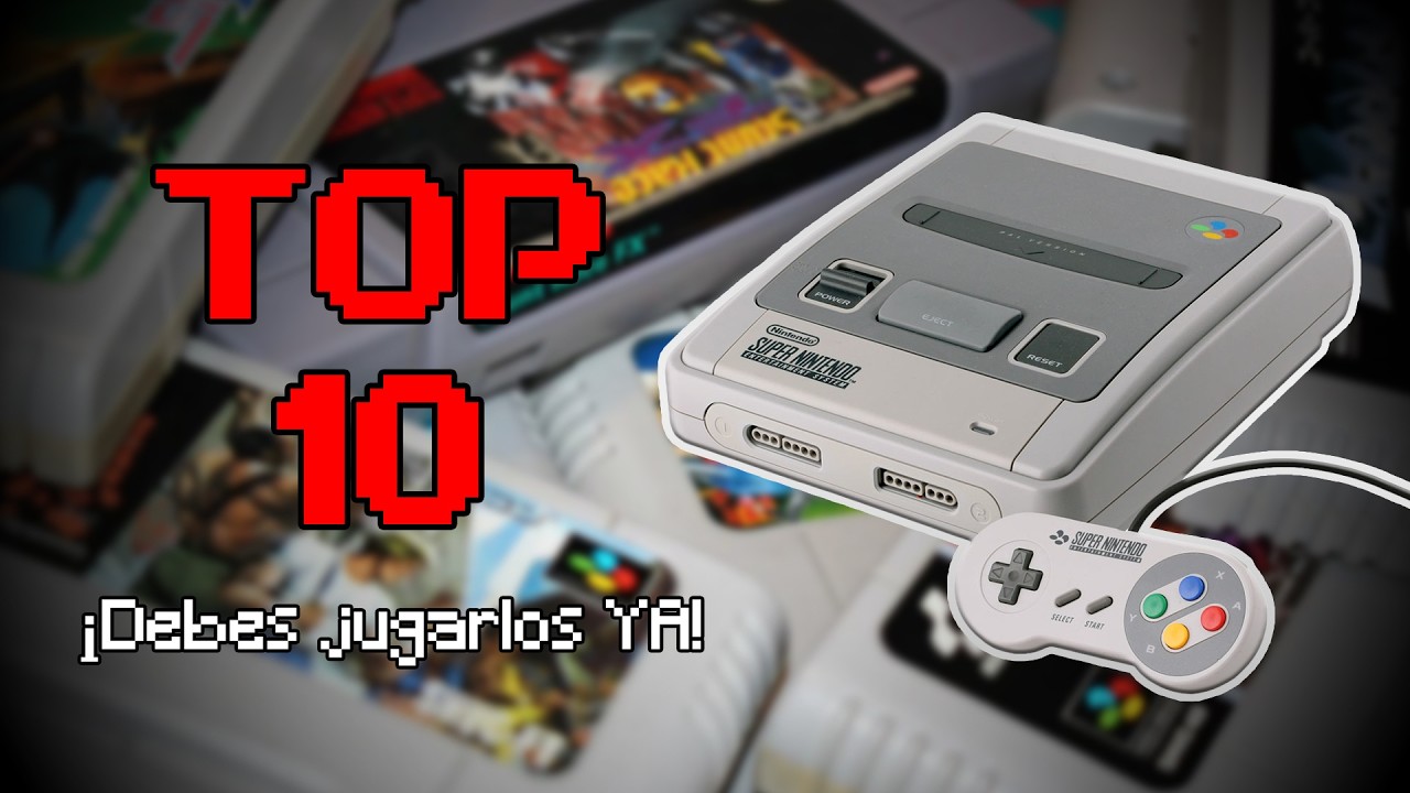 10 Juegos de la Super Nintendo que debes jugar YA!