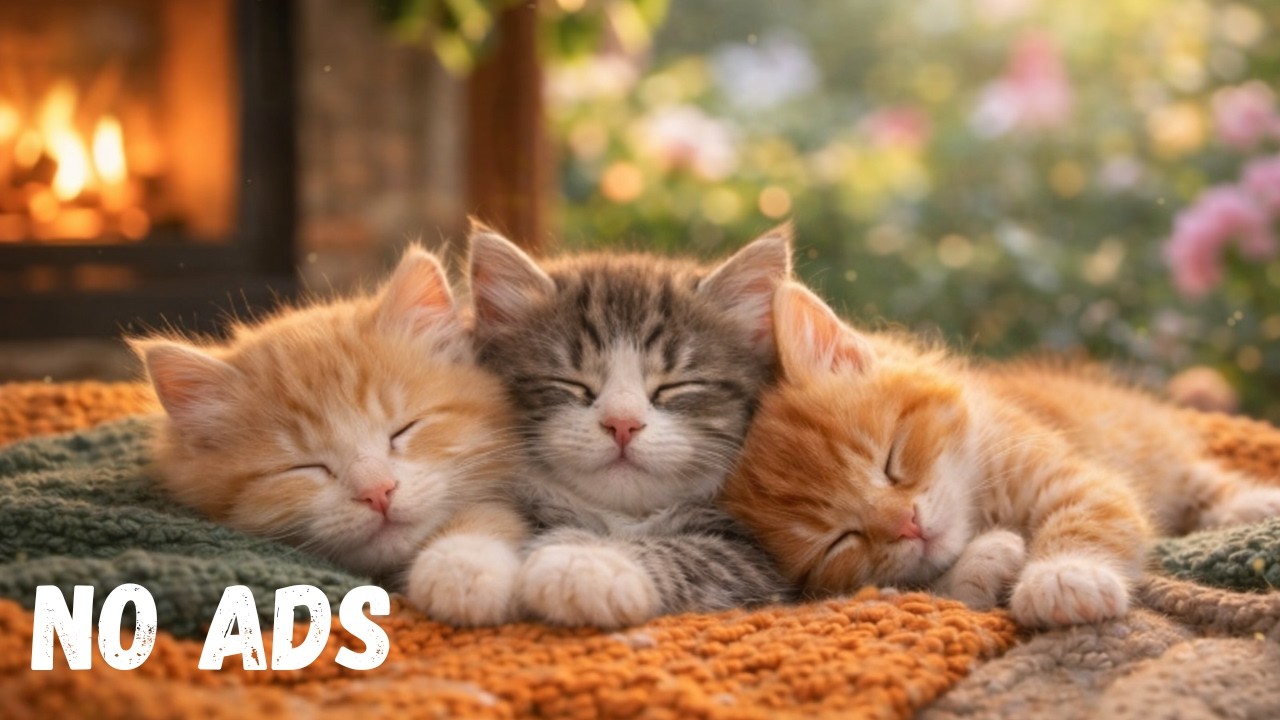 3 Sleeping Cats 🐱 Japanese Relaxing Music for Cats | 3 Hours Cat Sleep Music