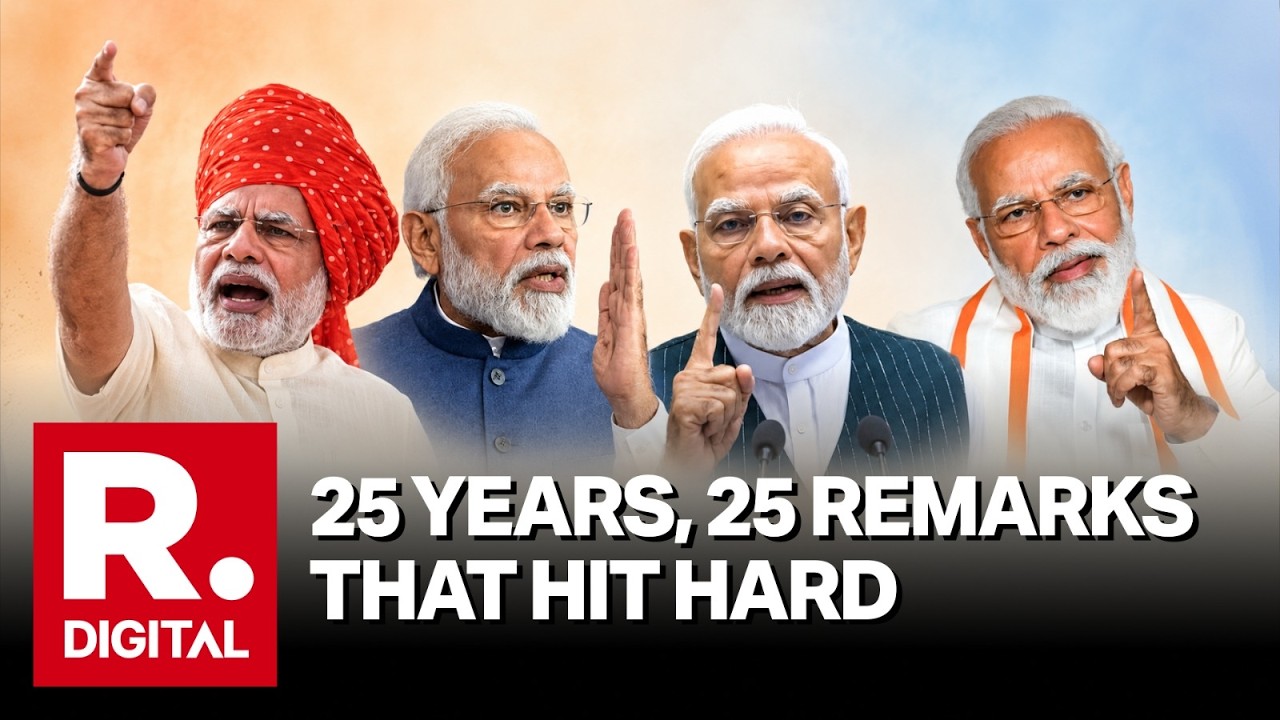 25 Years Of PM Narendra Modi In Public Life: 25 Fiery Remarks That Made Headlines