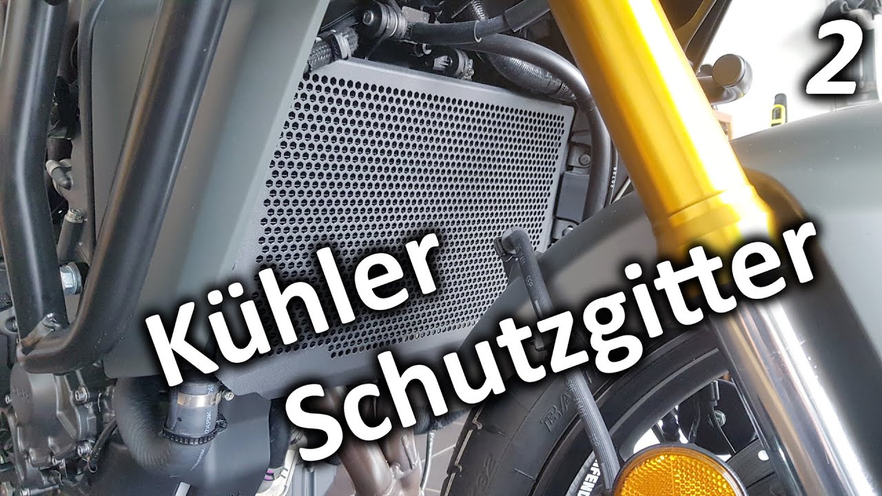 Yamaha Tracer 9 GT 2022 - Kühlerschutzgitter anbauen