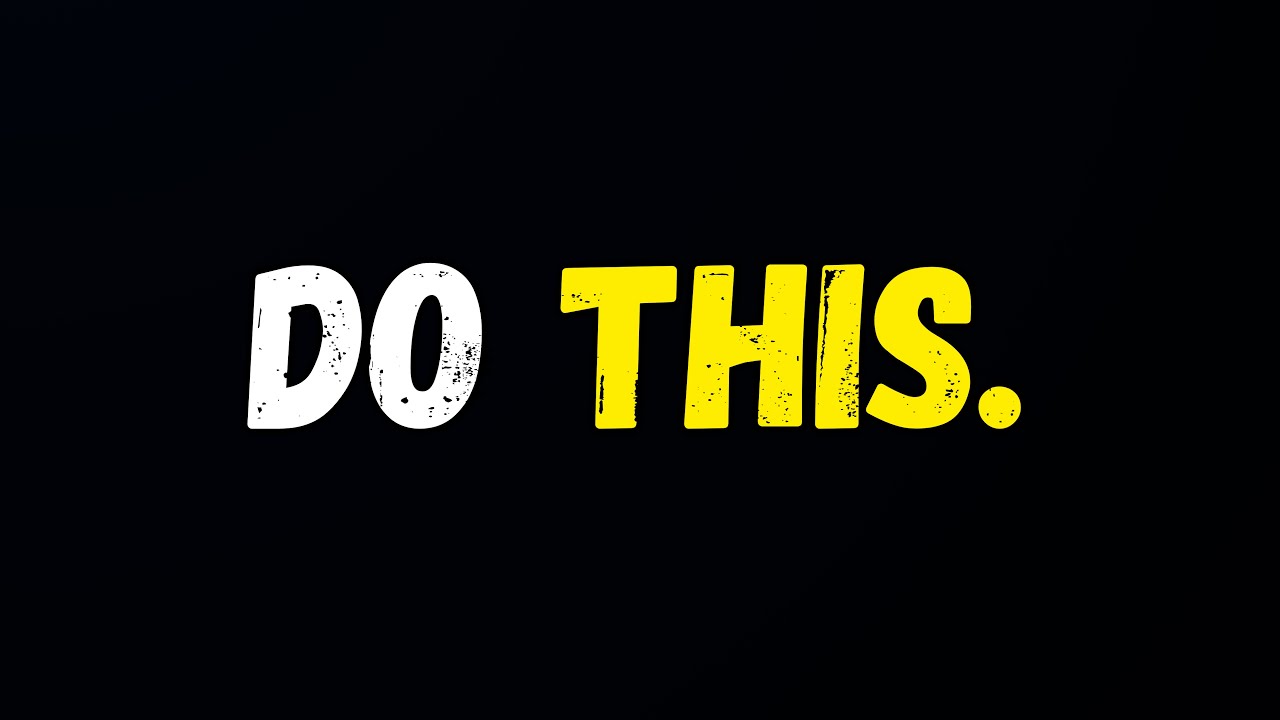 If you’re ambitious but Lazy… watch this