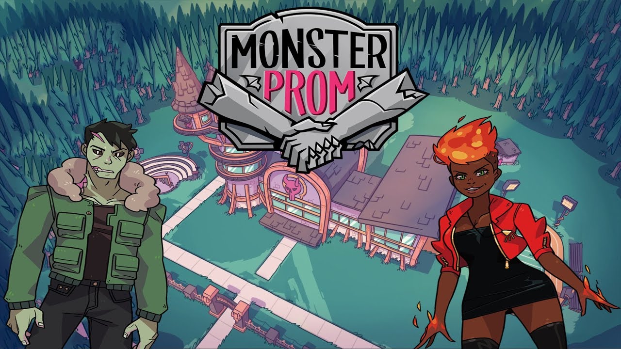 WADE AND I GO TO PROM! Monster Prom Multiplayer #1