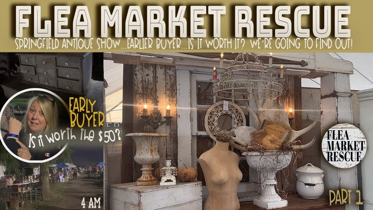 COME SHOP THE SPRINGFIELD ANTIQUE SHOW & FLEA MARKET EXTRAVAGANZA FOR THRIFTED FINDS WITH US - 2025