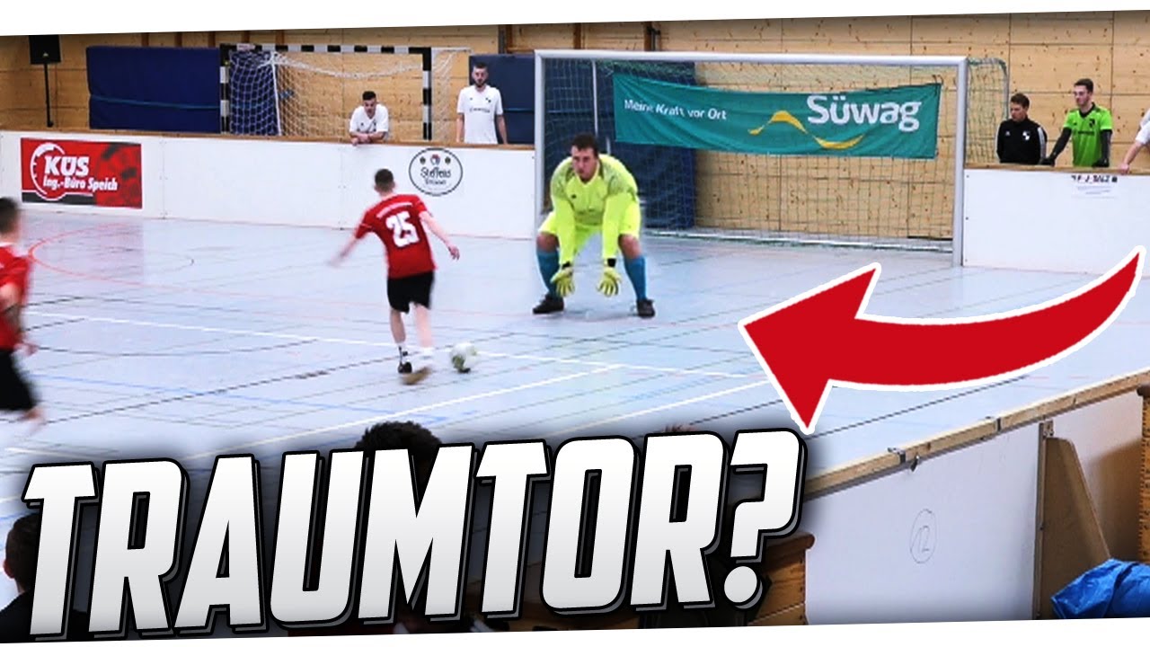 Heftiges TRAUMTOR beim HALLENFU&szlig;BALL! Verbandsliga vs Kreisliga D ft Tore, Fails & mehr! PMTV