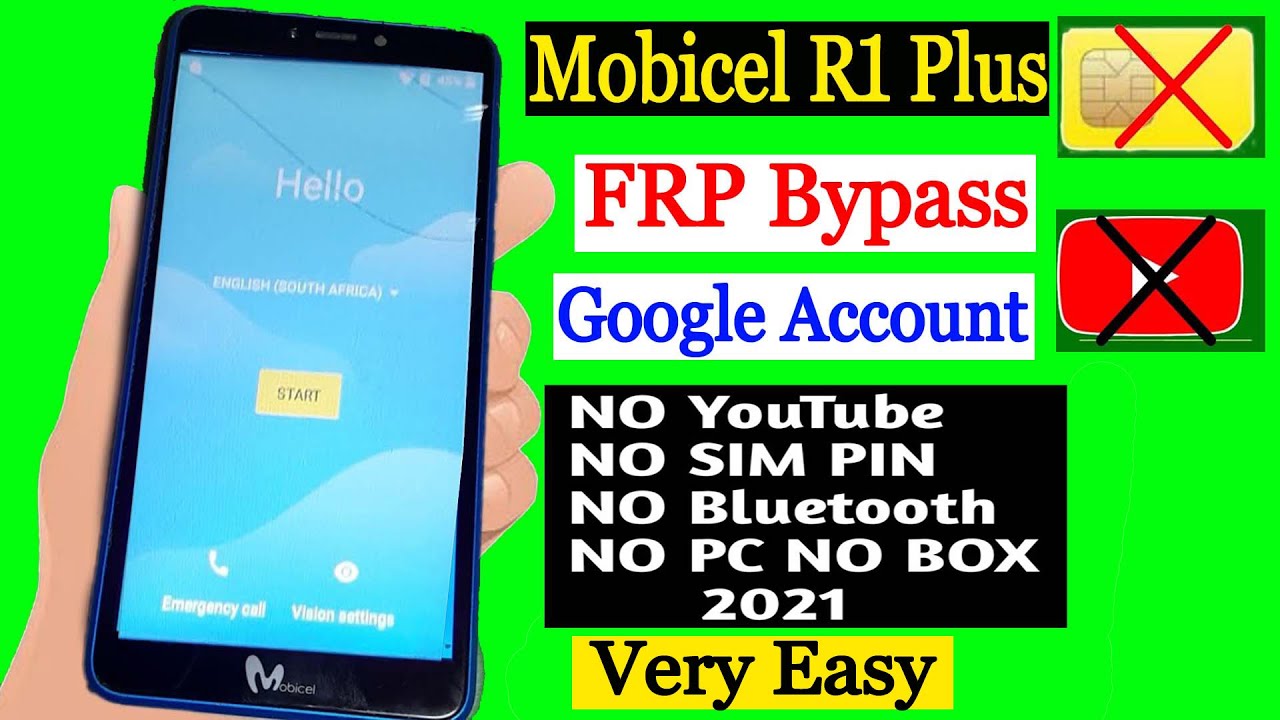 Mobicel R1 Plus FRP Bypass without PC 2021 | Mobicel R1 Plus Remove Google Account  without PC 2021