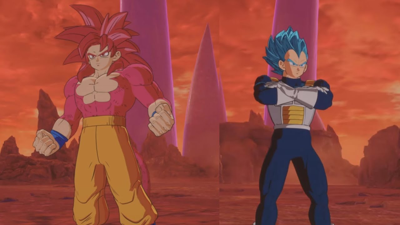 Daima Ssj4 Goku vs Ssj Blue Vegeta - REQUESTED BATTLE - Dragon ball sparking zero