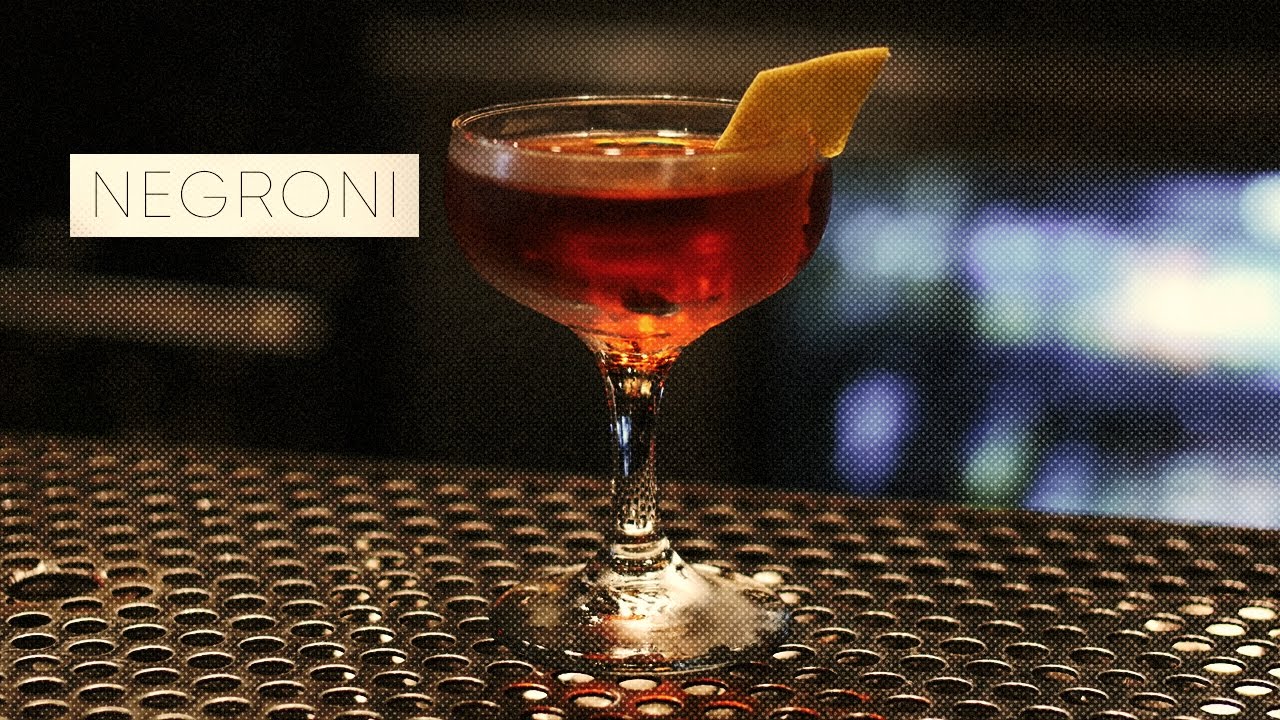 Making a Negroni
