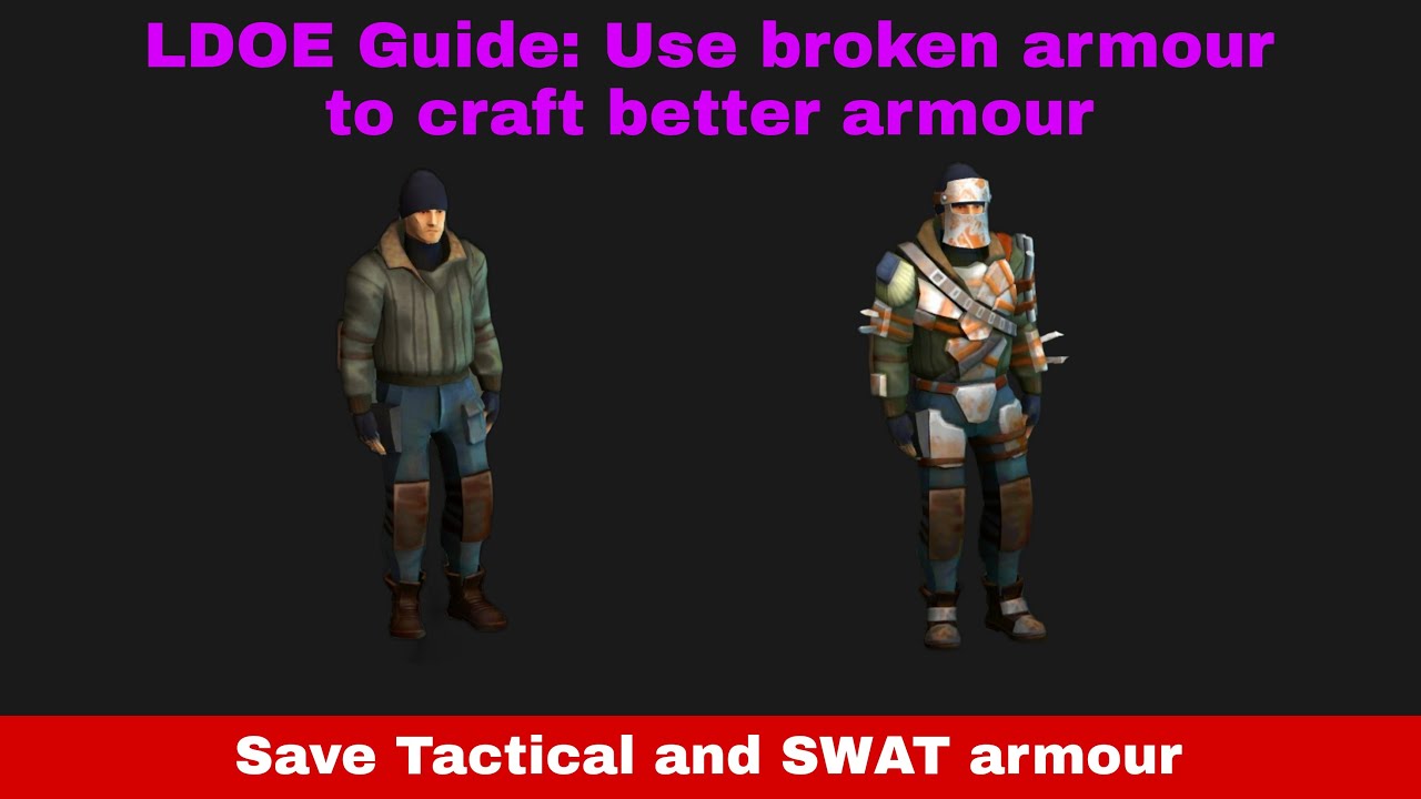 Basic Guide: How To Use Armour Efficiently (Save Tactical & SWAT set) | Last Day on Earth: Survival