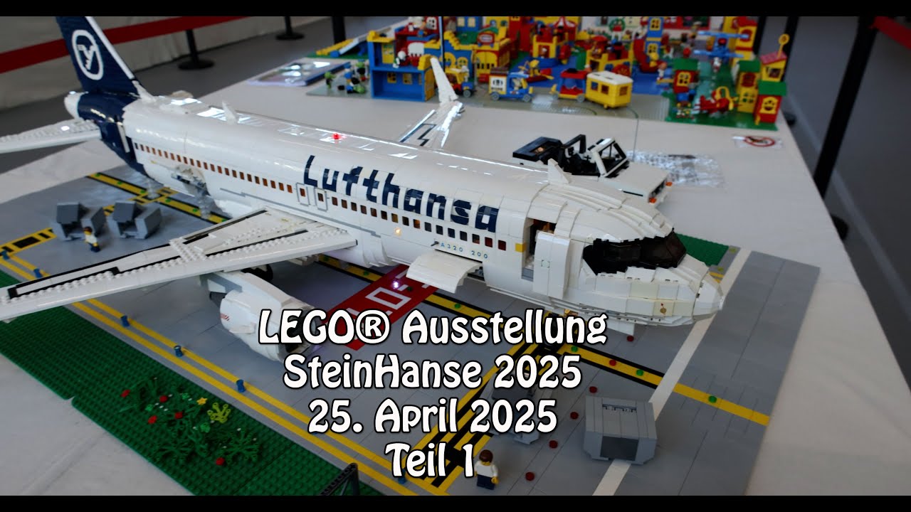LEGO Ausstellung SteinHanse 2025 in Kaltenkirchen: Rundgang Teil 1