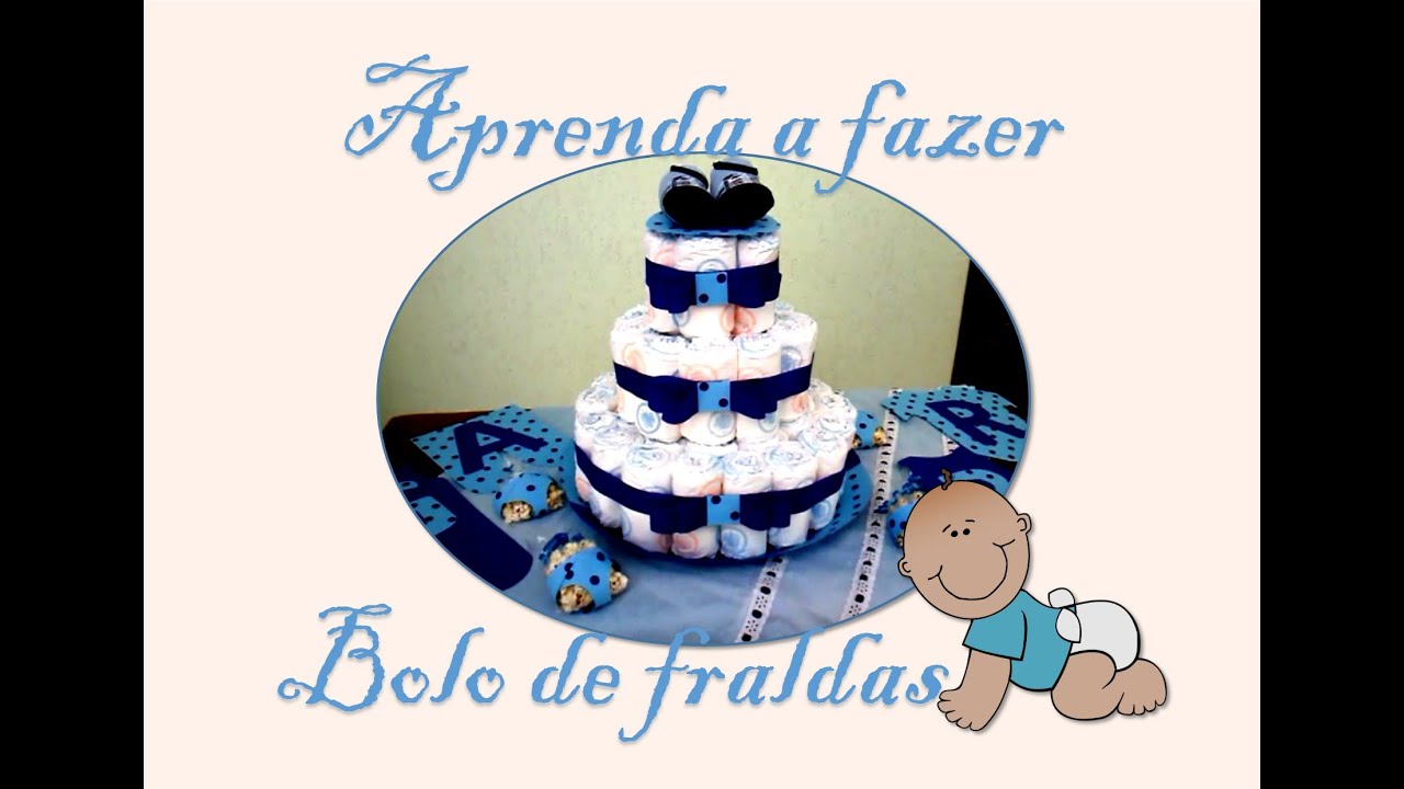 Bolo de fraldas| Silvia Paola do Cantinho da família