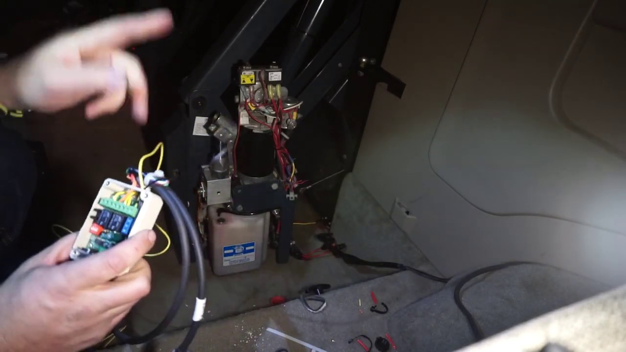 RF remote install clips (wheelchair lift)