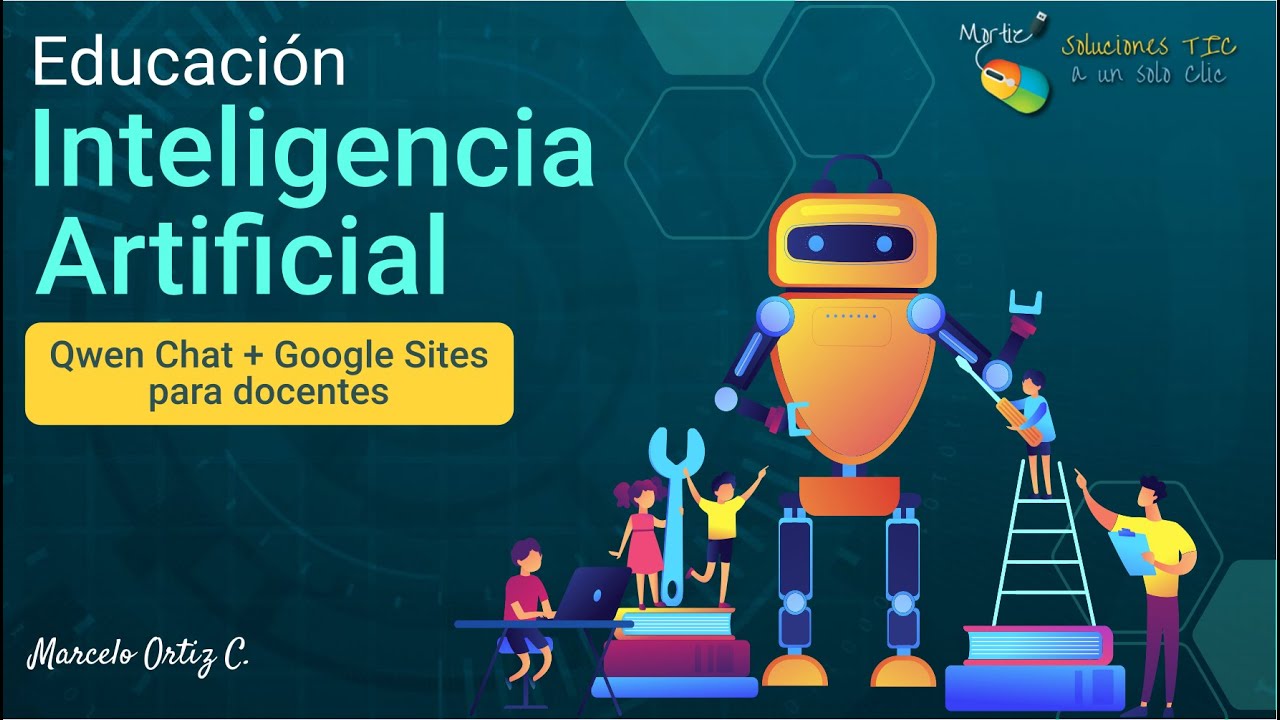 Artefacto con Qwen Chat + Google Sites en Educación