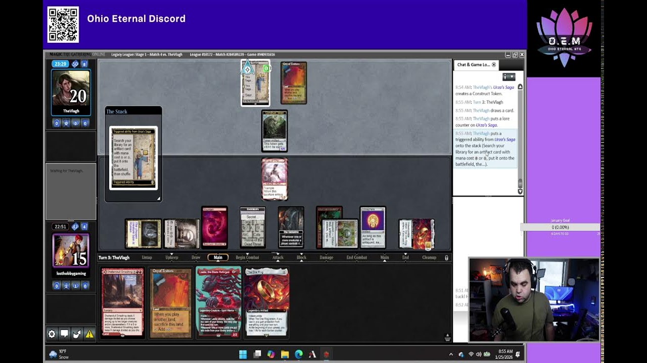 Lets Play Mono Red Prison !MTGO !Legacy