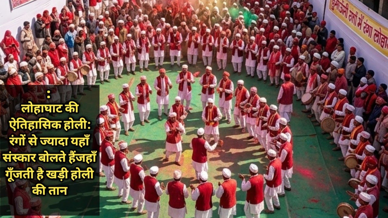 ​लोहाघाट की होली: परंपरा, उमंग और विरासत का संगम​कुमाऊँनी रंगों में रंगा लोहाघाट जहाँ गूँजती है holi